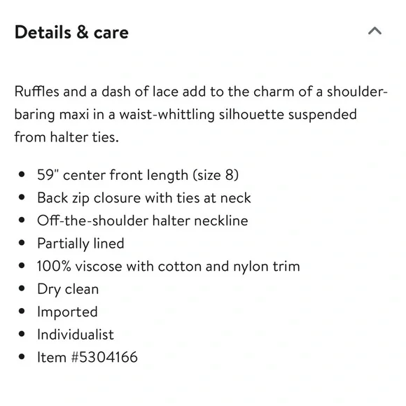 Alice + Olivia Misty Halter Maxi Dress NWT - Picture 12 of 13